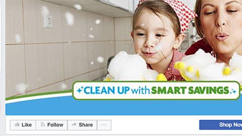 Family Dollar 'Clean Up with Smart Savings' Facebook Cover