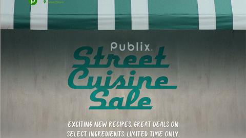Publix 'Street Cuisine Sale' Microsite