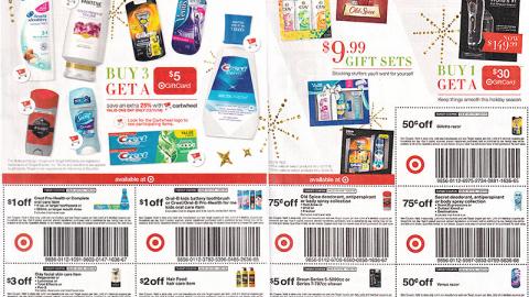 Target P&G 'Amp Up Your Holiday Look' FSI