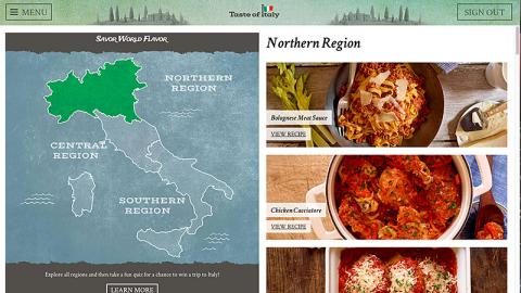 Kroger 'Taste of Italy' Home Page