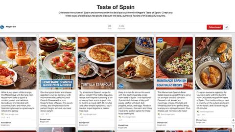 Kroger 'Taste of Spain' Pinterest Board