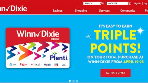 Winn-Dixie 'Triple Points' Carousel Ad