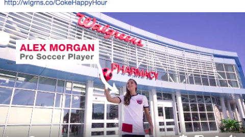 Walgreens Coca-Cola 'Happy Hour' Facebook Update