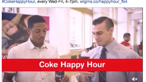 Walgreens Coca-Cola 'Coke Happy Hour' Facebook Update
