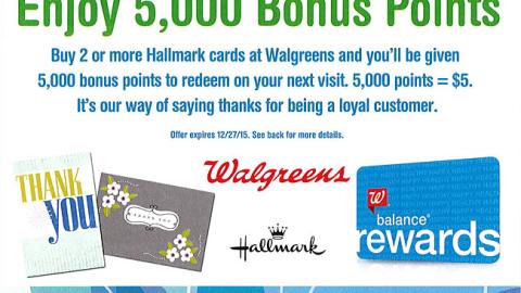 Walgreens Hallmark 'Thank You' Mailer