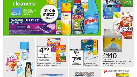 Walgreens 'Household Cleaners' Feature