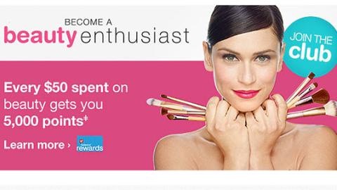 Walgreens 'Beauty Enthusiast' Email Ad