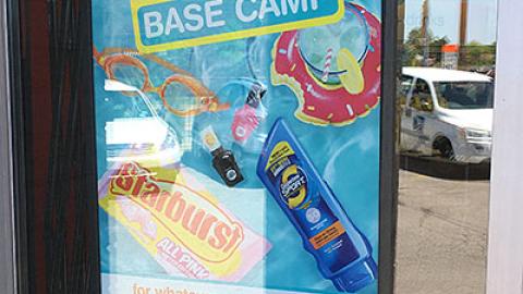 Walgreens 'Summer Base Camp' Window Poster