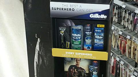 Gillette 'Justice League' Floorstand