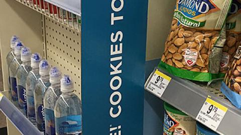 Walgreens 'Try Nice! Cookies Today' Violator