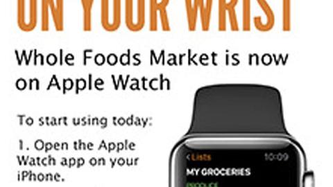 Whole Foods 'Wear Your List' Mobile Ad