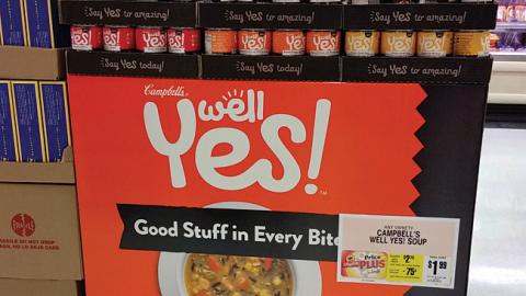 Campbell's Well Yes! Pallet Display