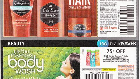 Old Spice 'Choose Your Hair' FSI