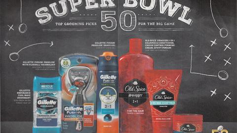 Procter & Gamble 'Super Bowl 50' FSI
