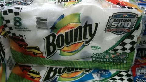 Bounty Kroger Daytona 500 Packaging
