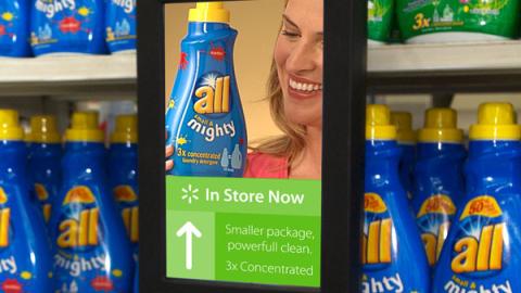 Walmart Smart Network Endcap Screen