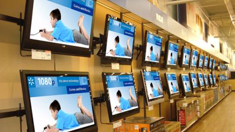Walmart Smart Network TV Wall