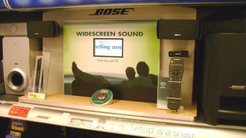 Bose Shelf Display