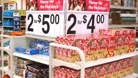 Wal-Mart 'Home for the Holidays' Four-Way Sign