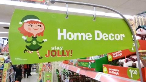 Walgreens 'Stay Jolly' Holiday Category Marker