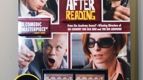 'Burn After Reading' DVD display