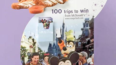 McDonald's Walt Disney World Trip Standee
