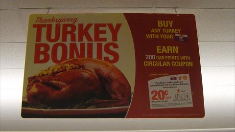 Giant-Landover 'Turkey Bonus' Ceiling Banner