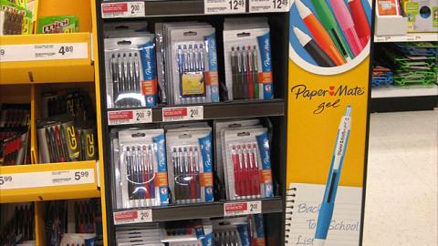 PaperMate Office Depot Back-to-School Display
