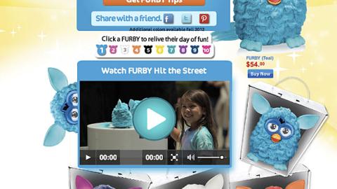 Walmart.com Furby Page