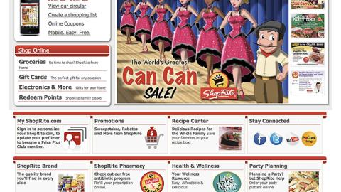 ShopRite 'Can Can Sale' Carousel Ad