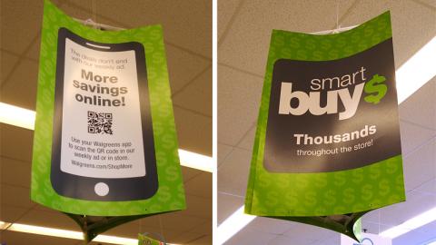Walgreens 'Smart Buys' Ceiling Mobile