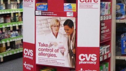 CVS Allergy Needs Endcap