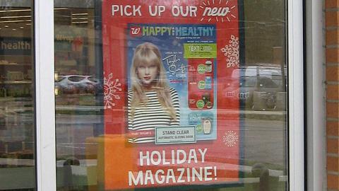 Walgreens 'Holiday Magazine' Window Poster
