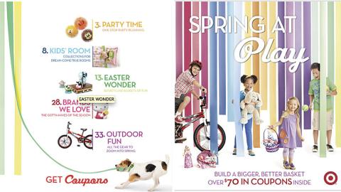 Target 'Spring At Play' Catalog Cover