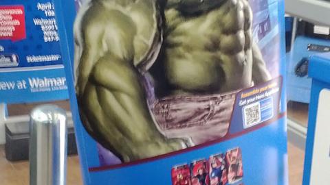 Walmart 'Avengers' Hulk Security Wrap