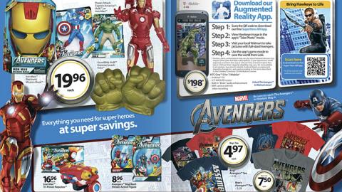 Walmart 'Avengers' Spread