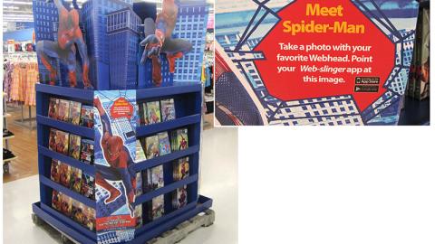 Walmart 'The Amazing Spider-Man' Pallet Display