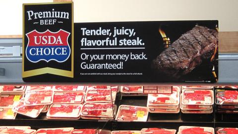 Walmart 'USDA Choice' Steak Header