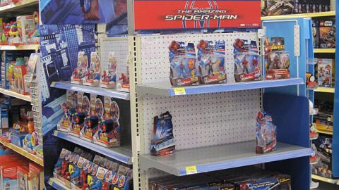 Walmart 'The Amazing Spider-Man' Endcap