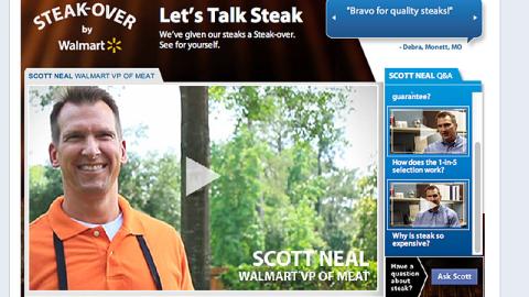 Walmart 'Steak-Over' Facebook Page