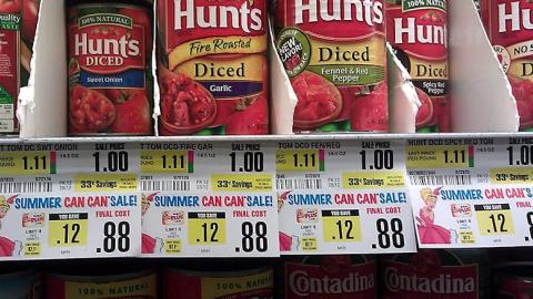 ShopRite 'Can Can Sale' Price Labels