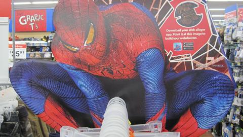 Walmart 'Spider-Man' Rack Header