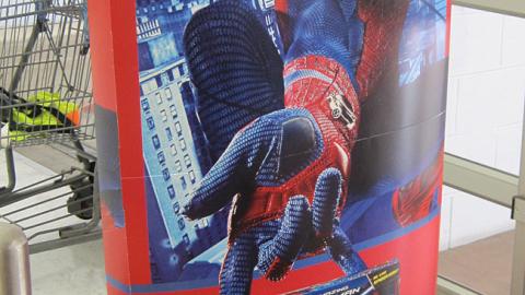 Walmart 'Spider-Man' Security Wrap