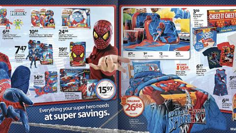 Walmart 'Spider-Man' Circular Spread
