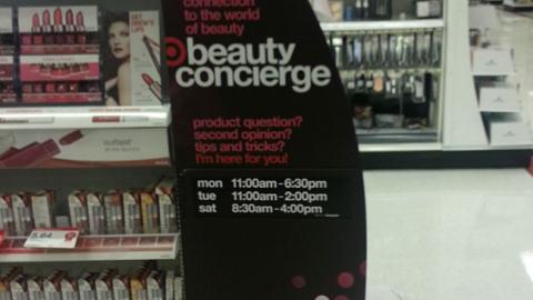 Target 'Beauty Concierge' Side Panel