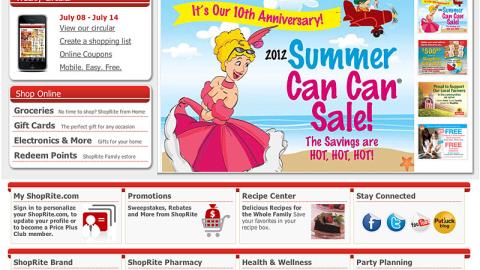 ShopRite 'Summer Can Can Sale' Carousel Ad