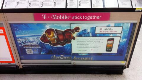 T-Mobile Walmart 'Avengers' Sign