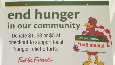 Stop & Shop 'Food for Friends' Ceiling Banner