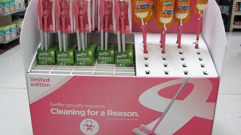 Swiffer Walmart 'Cleaning for a Reason' Pallet Display