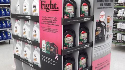 Castrol Walmart 'Join the Fight' Pallet Display